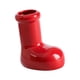 thumbnail image 5 of Jarrón navideño de cerámica con forma de bota roja, para decoración del hogar, estilo nórdico, versátil, para plantas, para escritorio y estante. M 15cmx10cmx18cm, 5 of 8