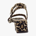 thumbnail image 4 of Naturalizer Hana Women's Heels Dark Brown Leopard Suede Size 9 M, 4 of 8