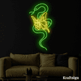 thumbnail image 3 of Craftnamesign Snake Neon Sign, Butterfly LED Sign, Bedroom Living Room Decor, 3 of 4