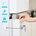 thumbnail image 2 of 2 cerraduras para refrigerador, cerradura para refrigerador para niños, mini cerraduras para refrigerador para niños, cerradura para congelador, utilizada en puerta de refrigerador, 2 of 5