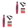 thumbnail image 1 of QualitChoice Electric Nail Lime Drill Lime Acrylique Manucure Bit Portable Machine Set Rouge 2Set, 1 of 6