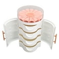 thumbnail image 2 of Jewelry Storage Drawer, 5 Layers Large Capacity Space Saving Jewelry Organizer Box Transparent Top ABS  For Fake Nails For Girls White, 2 of 8