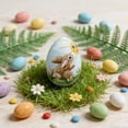 thumbnail image 6 of CoreLiving Hand Painted Blown Resin Easter Ornaments, Stained Resin Style Easter Egg Decorations for Tree, Spring Decor for Home, Decorative Hanging Ornaments for Indoor Party, 6 of 7