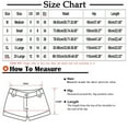 thumbnail image 3 of TAGOLD Womens Summer Summer Shorts Pants,Women's Summer Print Five Points Large Size Cotton Linen Pants Casual Pants, 3 of 5