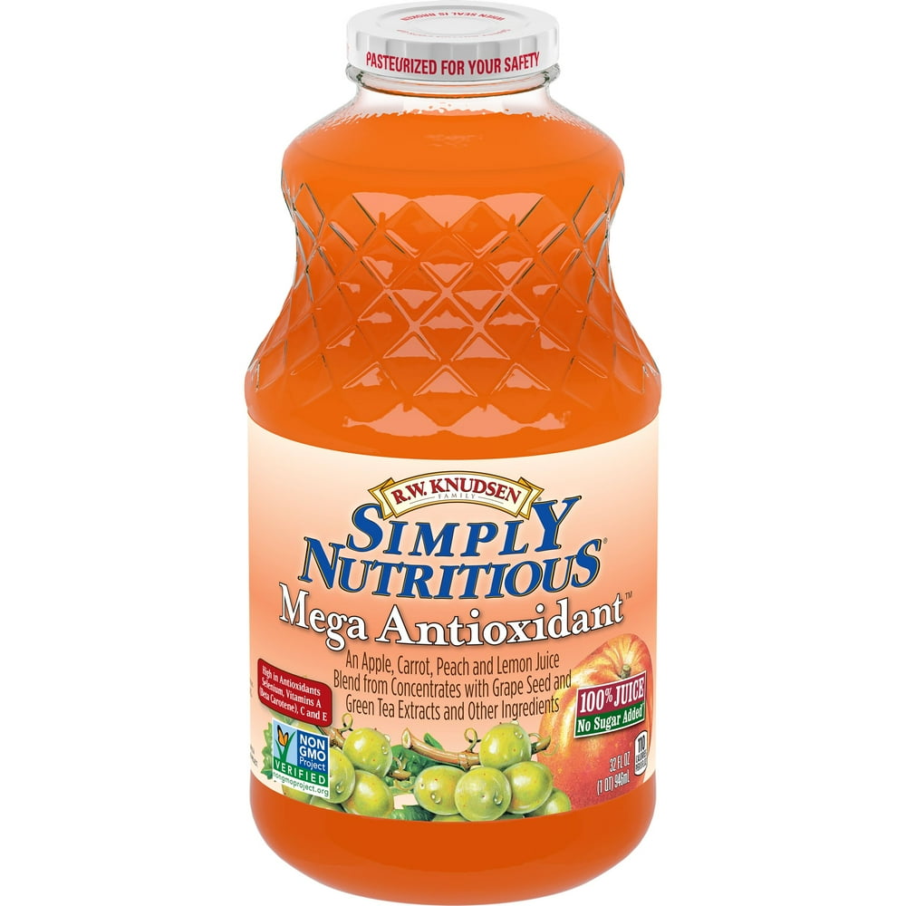 R.W. Knudsen Family Simply Nutritious Mega Antioxidant Juice, 32Ounce