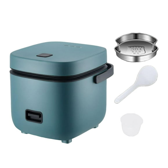 Luzkey Electric Rice Cooker Steamer Food Steamer Portable Rice Cooker for Office for 1-2 People 18x20x18cm 1.2L