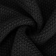 thumbnail image 3 of Lovskoo Sweaters for Women Long Sleeve Fall and Winter Solid Color Outerwear Knitted Pullover Thickened Warm Sweater Black M, 3 of 6