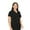 Black, variant on Med Couture V-Neck Scrub Top for Women with 4 Pockets, Rib-Knit Side Panel, and Shirttail Hem MC7459, Pewter, 5X-Large