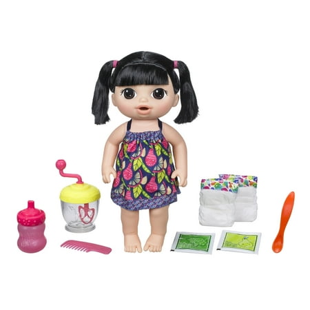 Baby Alive Sweet Spoonfuls Baby (Black Straight Hair)