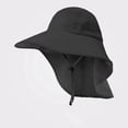 thumbnail image 2 of KEYAHAPPY Sun Hat for Men Women with Neck Flap, UPF 50+ UV Protective Hiking Fishing Hats, Wide Brim Sun Hat for Women & Men, Khaki, 2 of 9