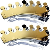 OFFIGAM Funny Birthday Hat Paper Crown Golden 20 Pcs