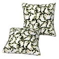 thumbnail image 2 of Halloween Throw Pillow Covers, halloween spooky cute Halloween Decorations Square Pillow Cases with Invisible Zipper for Bed Couch Sofa, Farmhouse Halloween Decor-2 Pack 18x18, 2 of 6