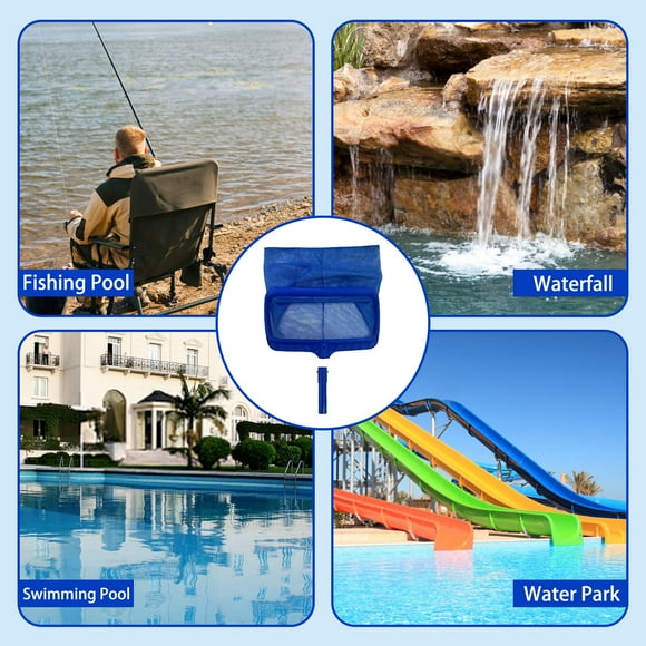 Pools & Water Expert Cleaning Net for Deep Pool with Reinforced Frame – High-Capacity Net for Debris Removal in Indoor Outdoor Pools