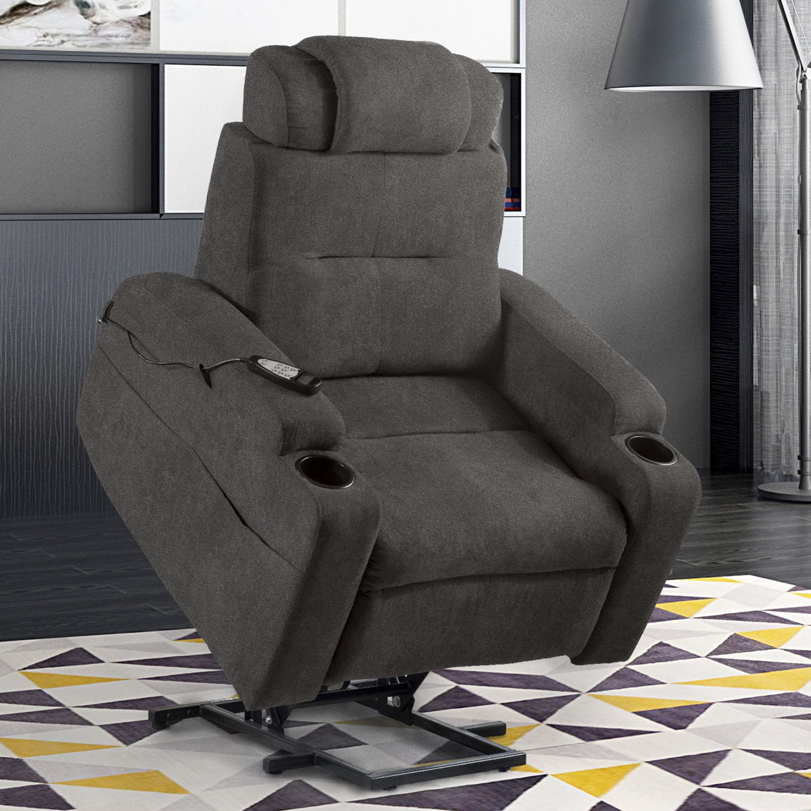 Lift Chairs Recliners for Elderly, Power Reomte Control with Heat and