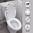 thumbnail image 4 of HELLHERO Cardinal Adds Holiday Charm for Bathroom Supplies, Adjustable Polyester Fabric Toilet Seat Protector, Stretch, Universal, Pack of 2, 4 of 8