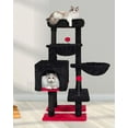 thumbnail image 6 of Cat Tree Cat Tower Condo with Sisal Scratching Post for Indoor Cats Cat Tree Cat Furniture with Hammock Perch and Kitten Ball Toys, 6 of 12