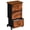 Brown, variant on 3-Drawer Mobile Storage Cart, Rolling Organizer Cabinet with Wood Top & Locking Wheels for Bedroom, Closet, Office, Nursery