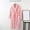 Pink, variant on SCSAlgin Womens Plush Soft Robe - Fluffy Warm Fleece Shaggy Bathrobe Nightgown - Ladies Winter Pajamas Housecoat