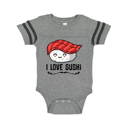 

Inktastic I Love Sushi Gift Baby Boy or Baby Girl Bodysuit