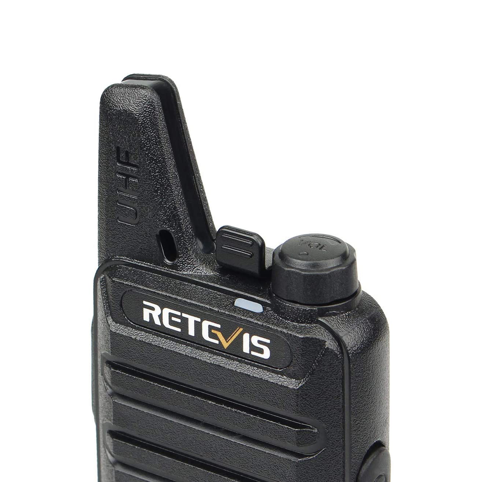Retevis RT22 Rechargeable,Long Range Handsfree Business Walkie Talkies for  Adults(Black,10 Pack)