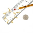 thumbnail image 4 of Kid’s Gold Over Silver Dolphin Key Bear Star Seashell Engrave ID Bar Bracelet 6", 4 of 6