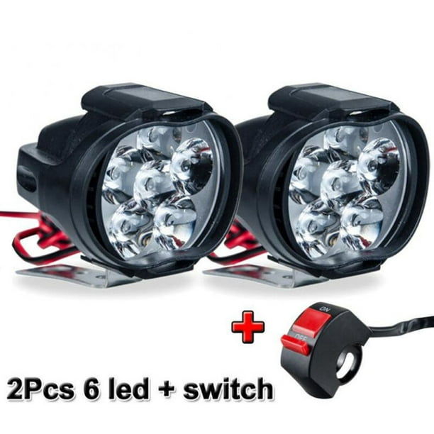 Faro LED para motocicleta Faro auxiliar para automóvil Luz de conducción Adecuado para motocicletas Motos Atvs Utvs Scooter Lighting, BR-Life THSINDE ACTIVE Biensenido a ACTIVE