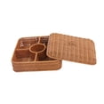 thumbnail image 3 of Cesta de almacenamiento Cesta de frutas secas, bandeja de servicio práctico y versátil que servicio, cesta de picnic para restaurante de dormitorio Cuadrado, 3 of 8