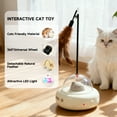 thumbnail image 7 of MOSENSE Indoor Automatic Cat Toys, interactive cat toy with Laser Pointer, Feather, Motion Sensing, Rechargeable kitten supplies, 7 of 7