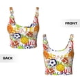 thumbnail image 5 of Picia Balls Sports Bra for Women,Padded Strappy Sports Bras Medium Support Yoga Bra with Removable Cups,Running Yoga Bra-Small, 5 of 9