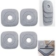 thumbnail image 1 of ﻿ 99 Inch Extra Thick Microfiber Pad Refill, Square Mop Head, High Absorbency, Durable, Machine-Washable, for TrueClean M16 & SPIN-800 and Most Square Spin Mop & Bucket (4 Pcs), 1 of 7