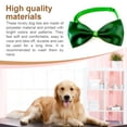 thumbnail image 4 of Colliers pour Chiens Nœuds Papillon Sangle Réglable Mode Animaux de Compagnie Vêtements Durables Accessoires de Toilettage Décorations Boucle Vêtements Chiots Chats Festival Vert, 4 of 7
