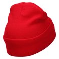 thumbnail image 3 of Coffee Cup Embroidered Long Beanie - Red OSFM, 3 of 5