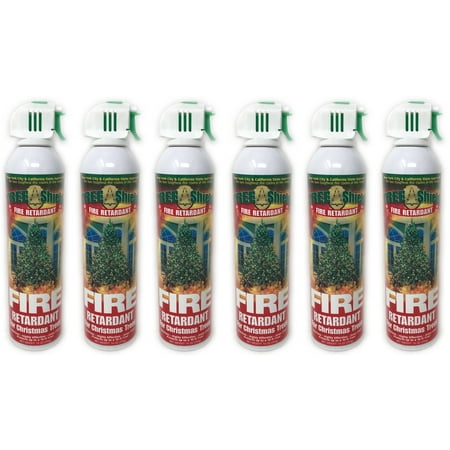 6 CANS TREE SHIELD FIRE RETARDANT SPRAY FOR CHRISTMAS TREES PROTECTION