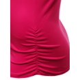 thumbnail image 3 of FashionOutfit Women's Basic Solid Sleeveless Round Neck Racer-Back Plus Size Tank Top, 3 of 3