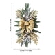 thumbnail image 4 of La escalera inalámbrica recortar coronas de flores para la puerta principal de vacaciones de pared ventana colgante adornos para interior al aire libre Inicio Navidad, 4 of 7