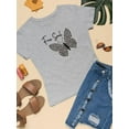thumbnail image 3 of Butterflies And Leopard Print T-Shirt Women -Image by Shutterstock, Female 4X-Large, 3 of 4