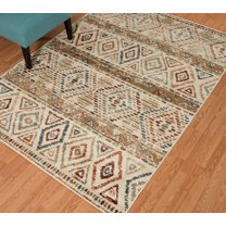 United Weavers Amarna Salto Grande Distressed Multi Woven Olefin Area Rug or Runner