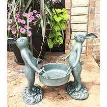 Whimsical Hardworking Bunny Rabbit Gardeners Flower Pot Planter