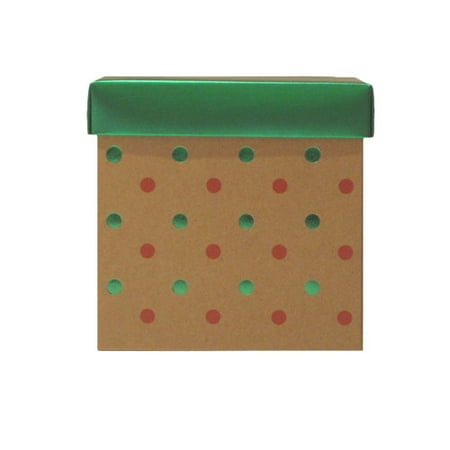 Soft Square Gift Box, Dots