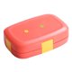 thumbnail image 1 of Caja Bento portátil de un compartimento de una sola capa de acero inoxidable PP silicona, naranja Feliz Sencillez, 1 of 5