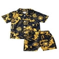 thumbnail image 1 of MesaSe Boys Summer Set Short Sleeve Turn-down Collar Shirt Shorts, 1 of 5