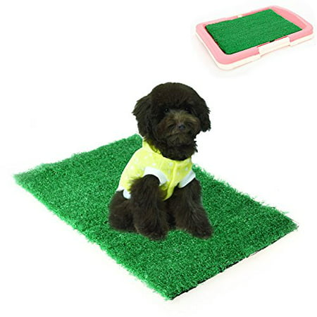 Amrka Pet Cat Puppy Dog Training Indoor Potty Synthetic Grass Pee Pads For