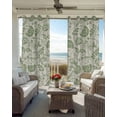 thumbnail image 6 of Sage Green Spring Floral Blackout Curtains for Bedroom Living Room Darkening Curtains 63 Inches Long Retro Summer Botanical Farmhouse Window Curtain 2 Panels Set Window Treatment Drapes 42"x63", 6 of 9