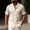 c01Beige, variant on LNWUY Men's Guayabera Shirt Short Sleeve Lapel Button Down Casual T-Shirt Pattern Printed Beach Vacation Clothes Summer Tops White XXL
