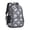 Geometric Flower Blue, variant on Geometric Triangle Beige Pattern Backpack for School, Cute School Bag with Adjustable Shoulder Straps and Padded Back, 16.9"x12.6"x5.9"