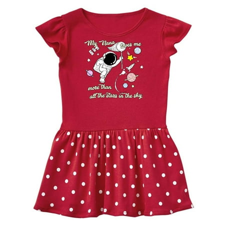 

Inktastic My Nana Loves Me Gift Baby Girl Dress