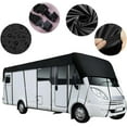 thumbnail image 5 of Heavy Duty RV Roof Cover, All-Weather Rip-Stop Fabric Protection with Universal Fit for Most Campers Trailers, Easy One-Person Setup & Compact Carry Bag, 5 of 7