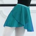 thumbnail image 4 of Jowowha Women Asymmetric Chiffon Ballet Wrap Skirt Dance Wrap Over Scarf Skirt Skate Type A OneSize, 4 of 5