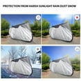 thumbnail image 5 of LotFancy Bike Cover, Outdoor Waterproof Bicycle Storage Cover, Rain UV Snow Dust Wind Proof, 5 of 6