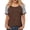 Coffee #12, variant on WULMLEO Women's Color Block Raglan Sleeve T-Shirt Casual Crew Neck Baseball Tee Soft Lightweight Tops for Summer Daily Wear Pink M